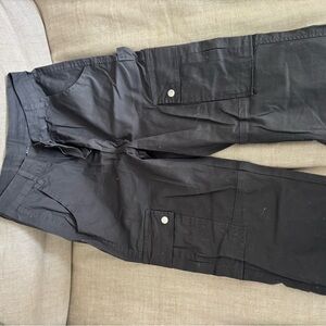 SHEIN Black Cargo Joggers